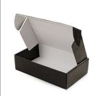 Ορθογωνίων μαύρα βιομηχανικά κουτιά από χαρτόνι κιβωτίων χαρτονιού στέλνοντας πολυσύνθετα